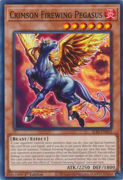Crimson Firewing Pegasus (ALIN-EN032) [Alliance Insight]