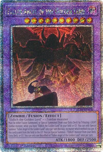Fallen Angel of the Golden Land (Quarter Century Secret Rare) (ALIN-EN036) [Alliance Insight]