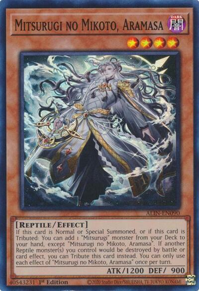 Mitsurugi no Mikoto, Aramasa (ALIN-EN090) [Alliance Insight]