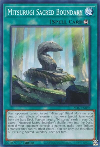 Mitsurugi Sacred Boundary (ALIN-EN095) [Alliance Insight]