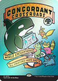 Concordant Crossroads (2073) (Rainbow Foil) (2073) [Secret Lair Drop Series]