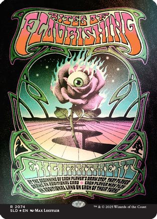 Rites of Flourishing (2074) (Rainbow Foil) (SLD-2074) - Secret Lair Drop Series Foil