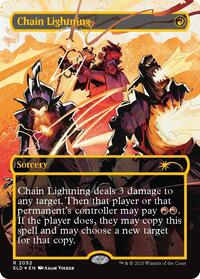 Chain Lightning (2052) (Raised Foil) (2052) [Secret Lair Drop Series]