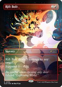 Rift Bolt (2050) (Rainbow Foil) (2050) [Secret Lair Drop Series]