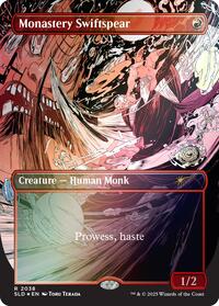 Monastery Swiftspear (2038) (Rainbow Foil) (2038) [Secret Lair Drop Series]