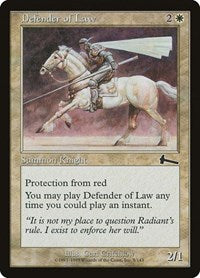 Defender of Law (5) [Urza's Legacy]