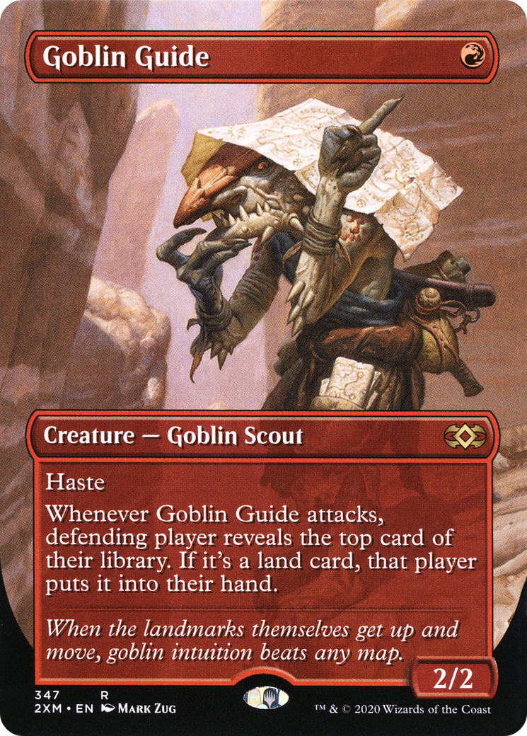 Goblin Guide (Borderless) (2XM-347) - Double Masters Foil