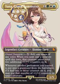 Yuna, Grand Summoner (Borderless) (208) [Commander: FINAL FANTASY]