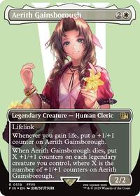 Aerith Gainsborough (Borderless) (Surge Foil) (519) [FINAL FANTASY]