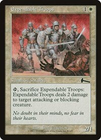 Expendable Troops (8) [Urza's Legacy]