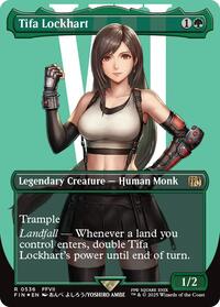 Tifa Lockhart (Borderless) (Surge Foil) (536) [FINAL FANTASY]