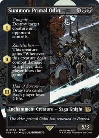 Summon: Primal Odin (Borderless) (365) [FINAL FANTASY]