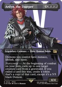 Ardyn, the Usurper (0524) (Borderless) (Surge Foil) (524) [FINAL FANTASY]
