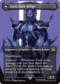 Cecil, Dark Knight (Borderless) (Surge Foil) (525) [FINAL FANTASY]