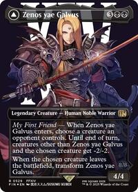 Zenos yae Galvus (Borderless) (Surge Foil) (529) [FINAL FANTASY]