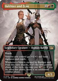 Balthier and Fran (0319) (Borderless) (319) [FINAL FANTASY]
