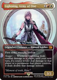 Lightning, Army of One (0320) (Borderless) (320) [FINAL FANTASY]