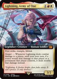 Lightning, Army of One (Extended Art) (498) [FINAL FANTASY]