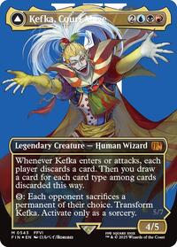 Kefka, Court Mage (0543) (Borderless) (Surge Foil) (543) [FINAL FANTASY]