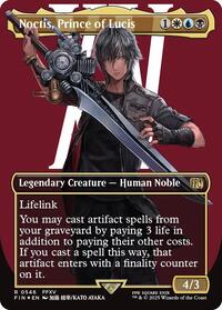 Noctis, Prince of Lucis (Borderless) (Surge Foil) (546) [FINAL FANTASY]