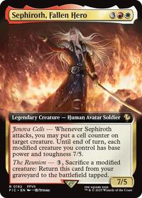 Sephiroth, Fallen Hero (Extended Art) (182) [Commander: FINAL FANTASY]