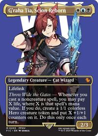 G'raha Tia, Scion Reborn (Borderless) (203) [Commander: FINAL FANTASY]