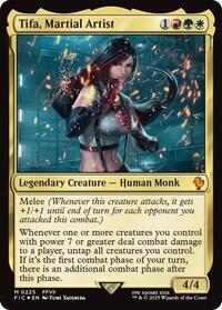 Tifa, Martial Artist (Surge Foil) (225) [Commander: FINAL FANTASY]