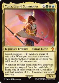 Yuna, Grand Summoner (Surge Foil) (227) [Commander: FINAL FANTASY]