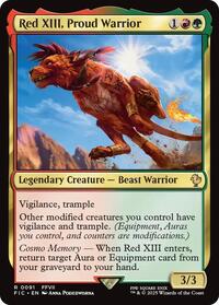 Red XIII, Proud Warrior (91) [Commander: FINAL FANTASY]