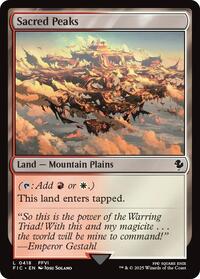Sacred Peaks (418) [Commander: FINAL FANTASY]