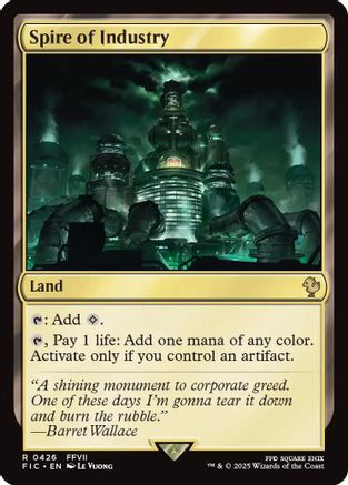 Spire of Industry (FIC-426) - Commander: FINAL FANTASY