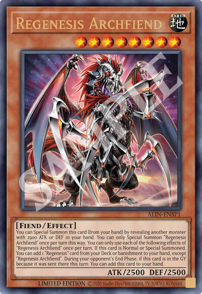 Regenesis Archfiend (ALIN-ENSP1) (ALIN-ENSP1) [Alliance Insight]