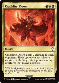 Crackling Doom (322) [Commander: FINAL FANTASY]