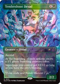 Tendershoot Dryad (Double Rainbow Foil) (1902) [Secret Lair Drop Series]