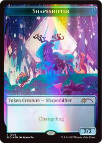 Shapeshifter Token (1906) (Double Rainbow Foil) (1906) [Secret Lair Drop Series]