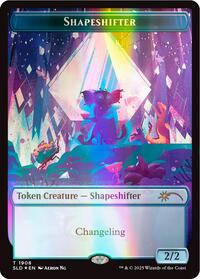 Shapeshifter Token (1908) (Double Rainbow Foil) (1908) [Secret Lair Drop Series]