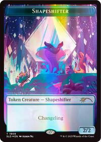 Shapeshifter Token (1909) (Double Rainbow Foil) (1909) [Secret Lair Drop Series]