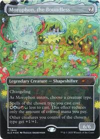 Morophon, the Boundless (Display Commander) - Thick Stock (Double Rainbow Foil) (1944) [Secret Lair Drop Series]