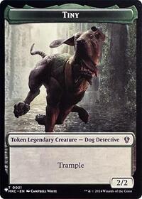 Tiny // City's Blessing Double-Sided Token (21 // 17) [The List Reprints]