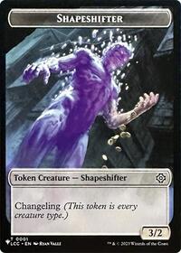 Shapeshifter // Cat Double-Sided Token (1 // 11) [The List Reprints]