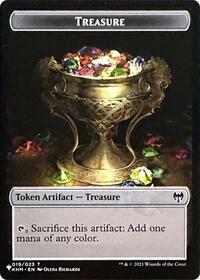 Treasure // Egg Double-Sided Token (19 // 8) [The List Reprints]