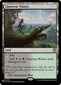 Llanowar Wastes (305) [The List Reprints]