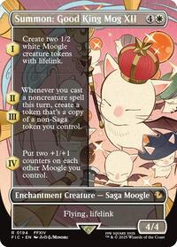 Summon: Good King Mog XII (Borderless) (194) [Commander: FINAL FANTASY]