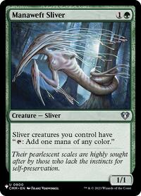 Manaweft Sliver (CMM) (900) [The List Reprints]