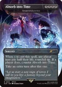 Absorb into Time - Temporal Extortion (1859) [Secret Lair Drop Series]