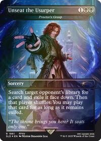 Unseat the Usurper - Praetor's Grasp (Rainbow Foil) (1861) [Secret Lair Drop Series]