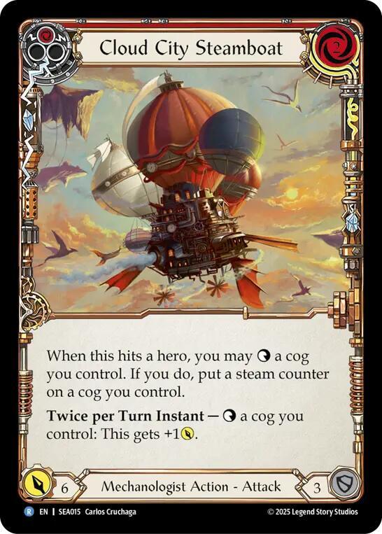 Cloud City Steamboat (Red) (SEA015) [1st Strike]