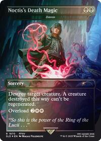 Noctis's Death Magic - Damn (Rainbow Foil) (1870) [Secret Lair Drop Series]