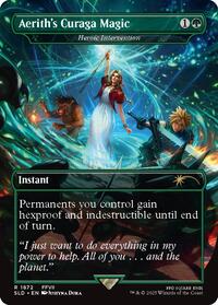 Aerith's Curaga Magic - Heroic Intervention (1872) [Secret Lair Drop Series]