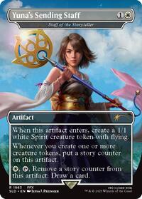 Yuna's Sending Staff - Staff of the Storyteller (1863) [Secret Lair Drop Series]